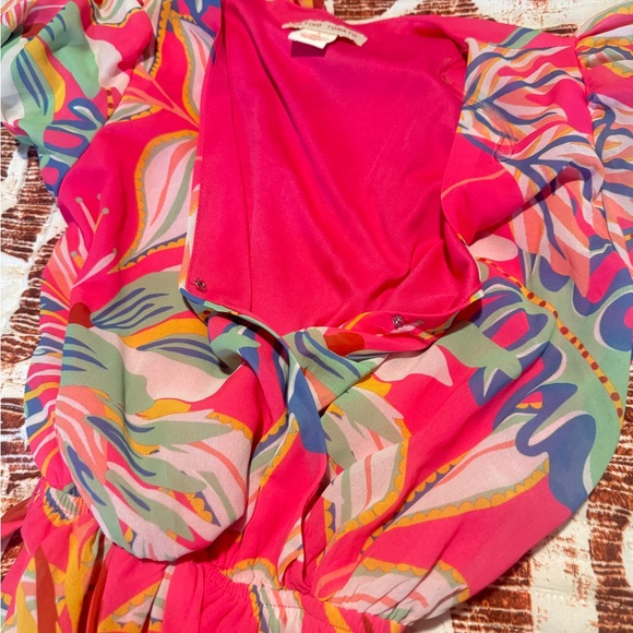 Flying Tomato Pink Floral Romper - Picture 10 of 11